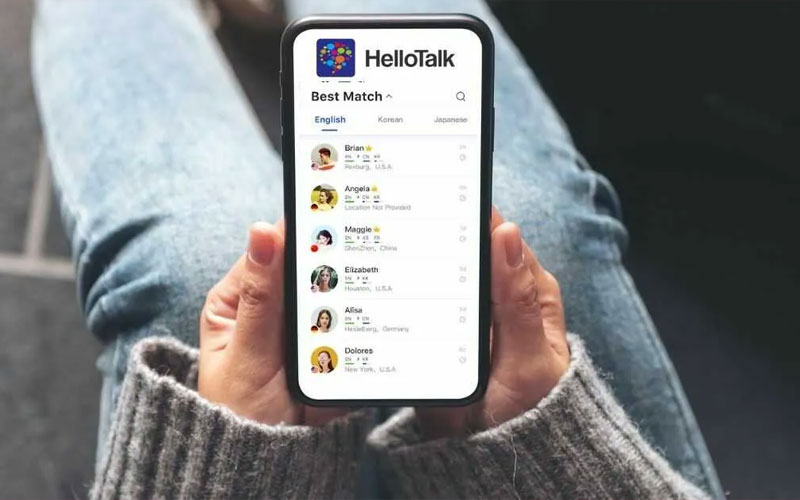 HelloTalk giúp kết nối và trò chuyện với người nước ngoài